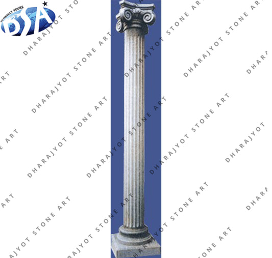 Decorative Building Natural Marble Roman Columns Pillar