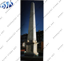 Hand Carved Beige Marble Roman Pillar