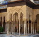 Polished Natural Marble Stone Column Square Gazebo Pillar