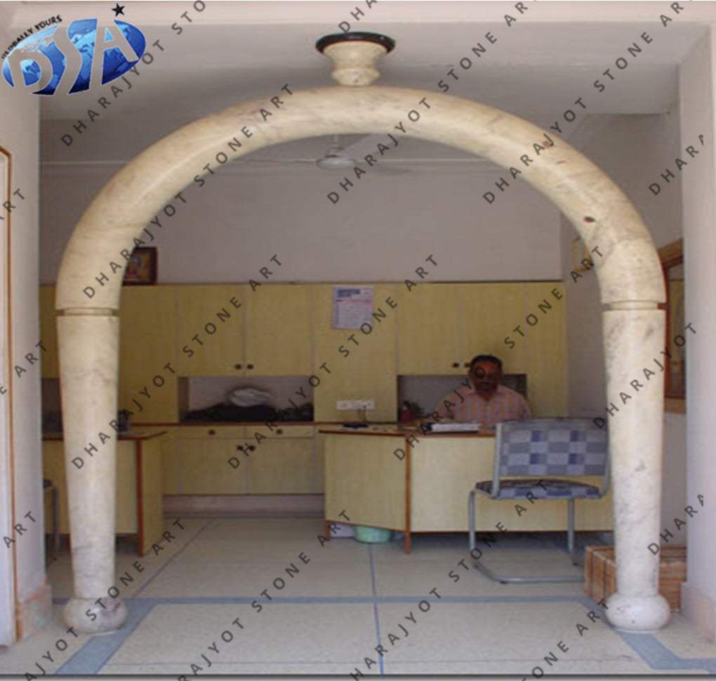 Custom Residential Main Front Entry Column Pillar โ Dharajyot Stone Art