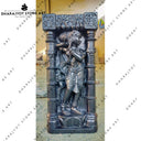 Hand-Carved Radha Black Stone Idol