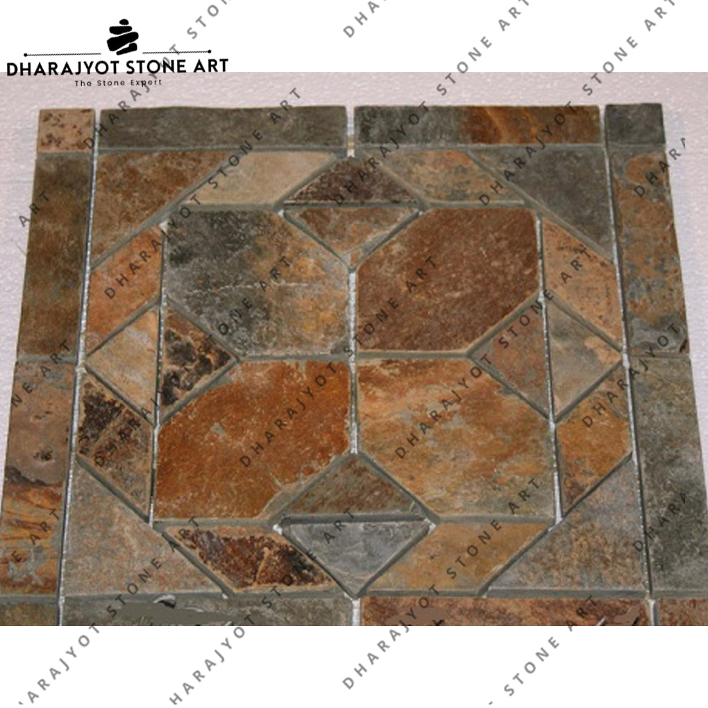 Natural Antique Stone Regular Mosaic