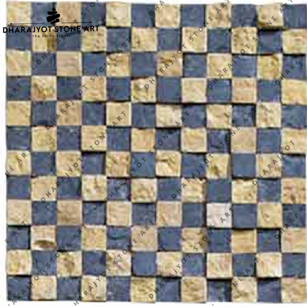 Wall Decor Stone Rock And Split Mosaic