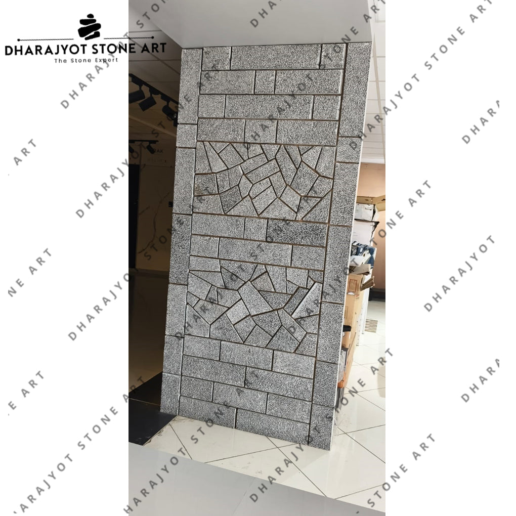 Luxury Rough Textures Natural Stone Rock Mosaic