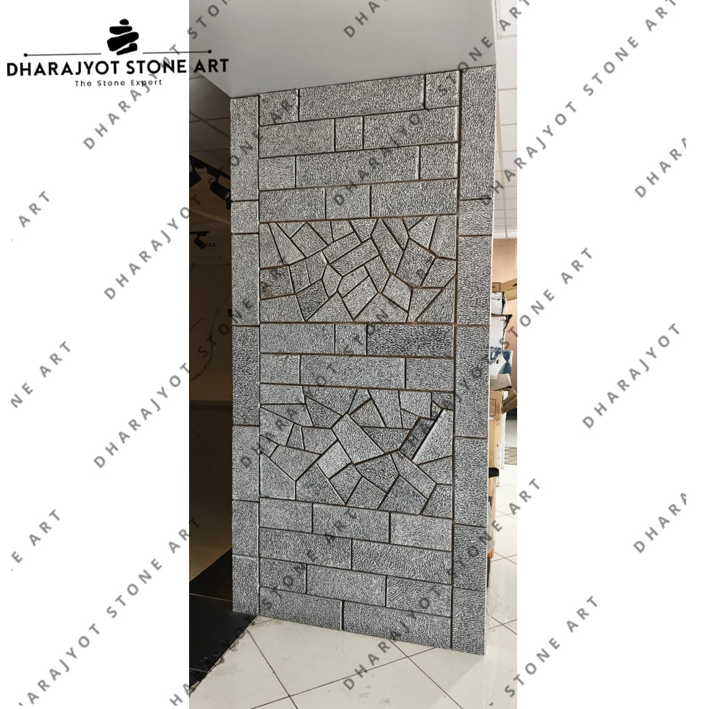 Luxury Rough Textures Natural Stone Rock Mosaic