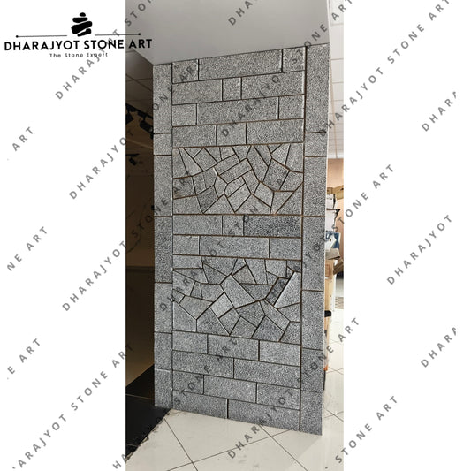 Luxury Rough Textures Natural Stone Rock Mosaic