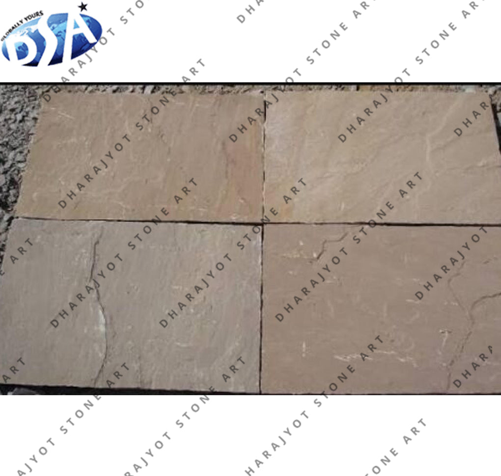 Brown Rajgreen Sandstone Blocks