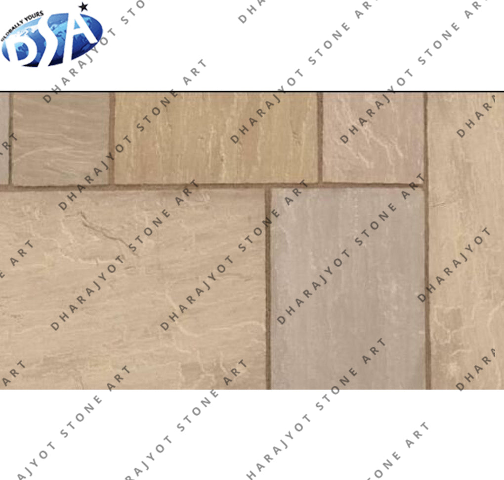 Natural Autumn Brown Sandstone Tiles