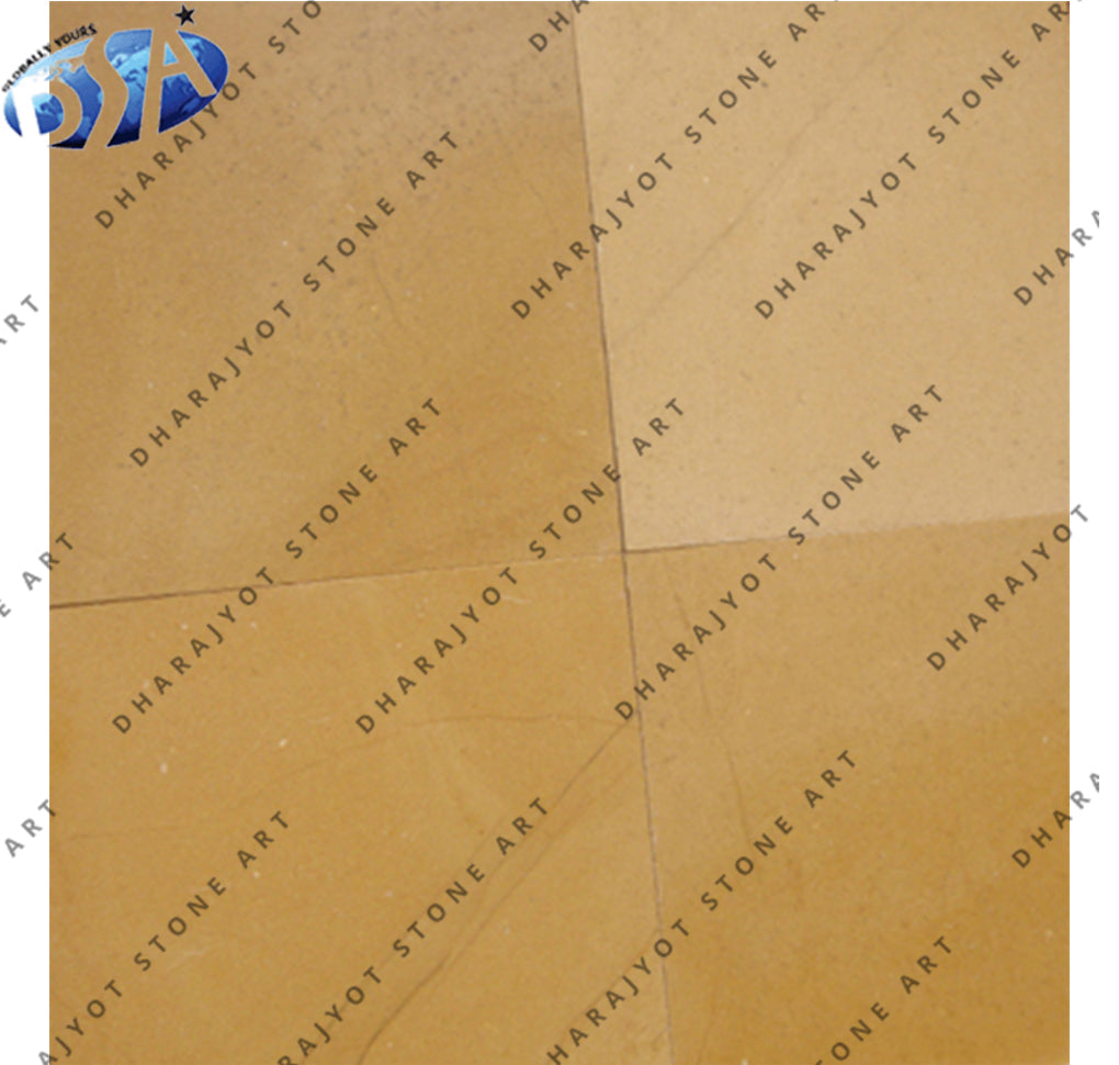 Yellow Teakwood Sandstone Tile