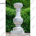 Classical Sandstone Baluster Sundial Base