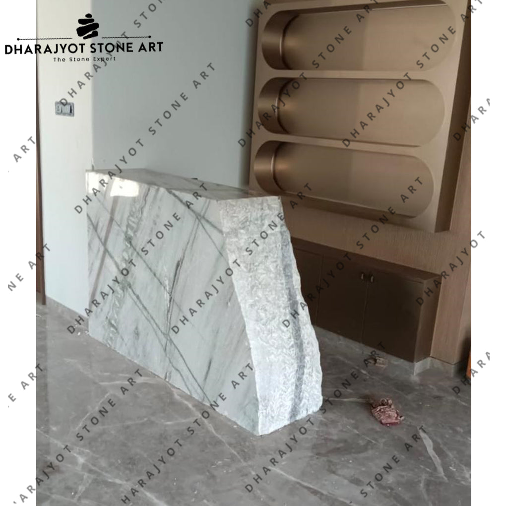 Polished Elegant Natural Stone Tabletop Slab