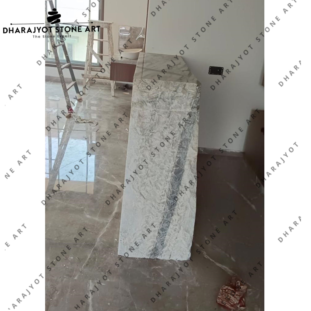 Polished Elegant Natural Stone Tabletop Slab
