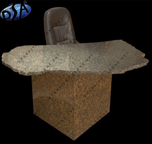 Office Decorative Hand Carved Natural Stone Table Top
