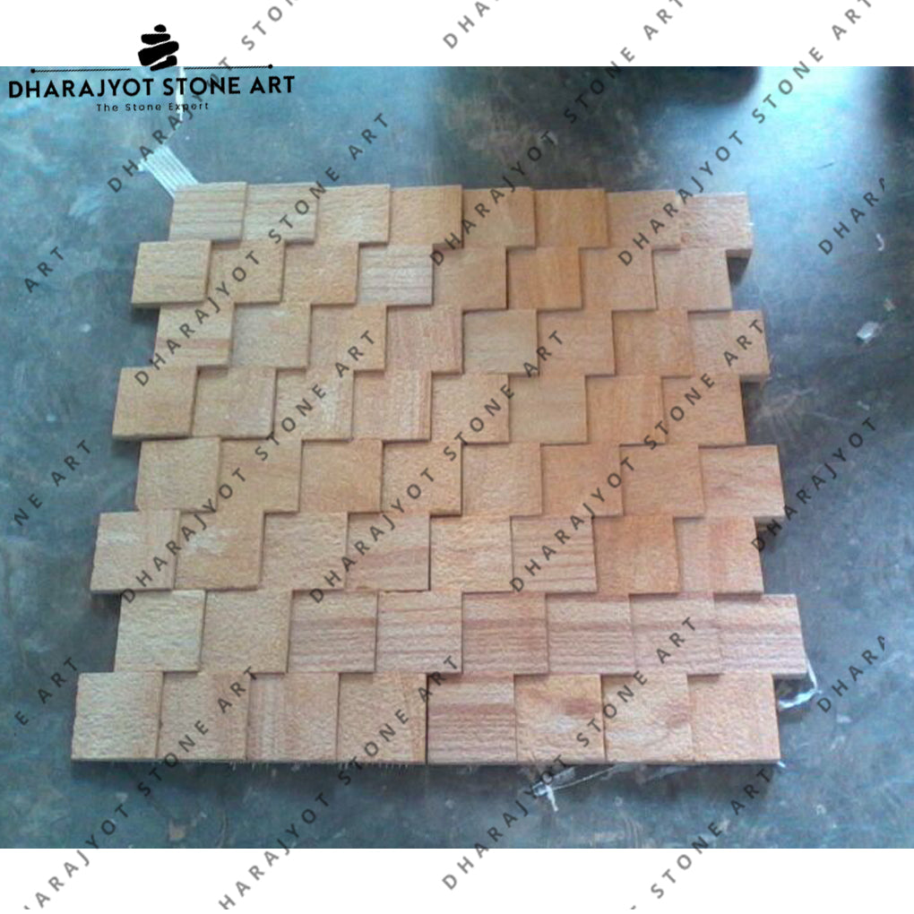 Natural Stone Panels Tapered Mosaic