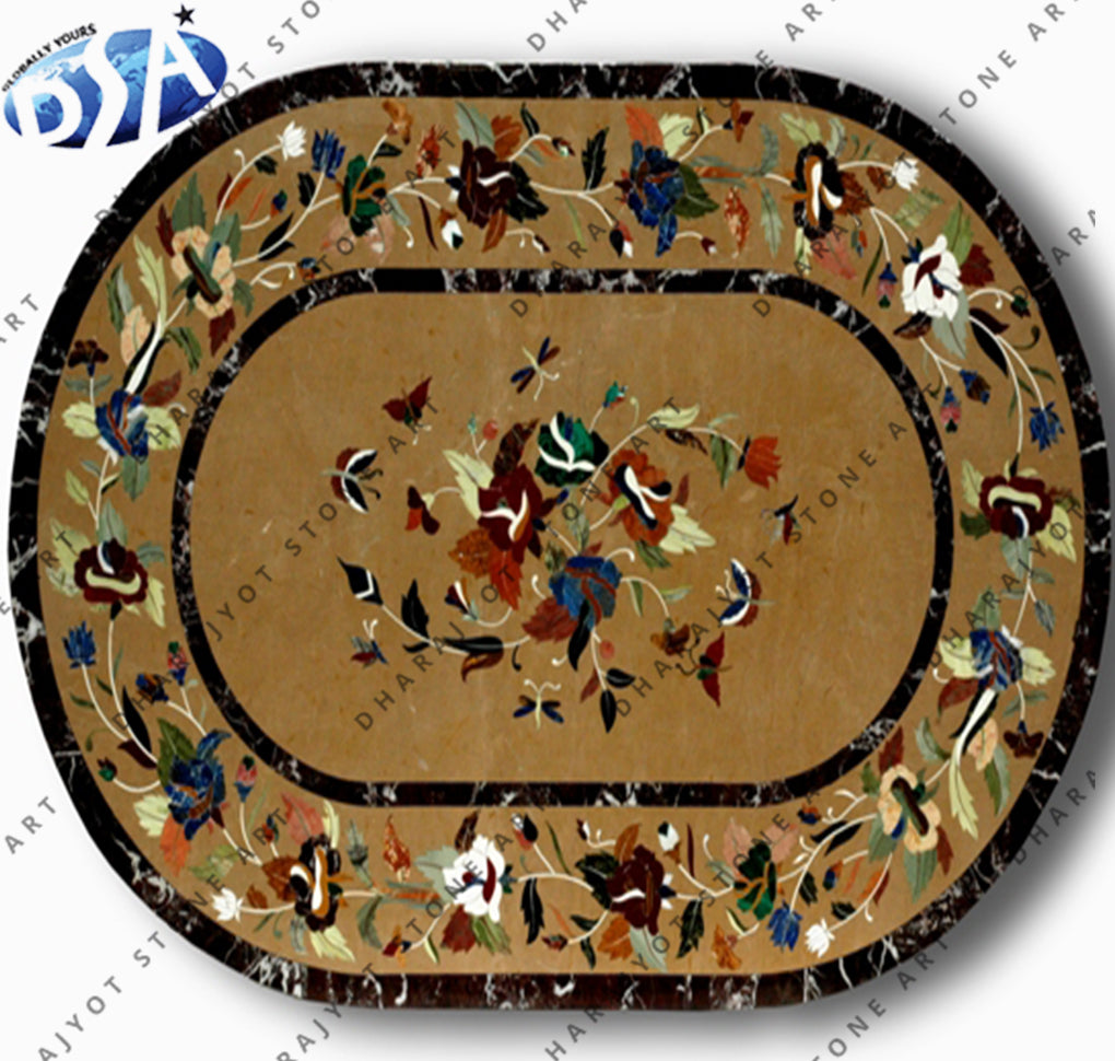 Marble Inlay Table Top