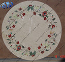 White Marble Round Table Top