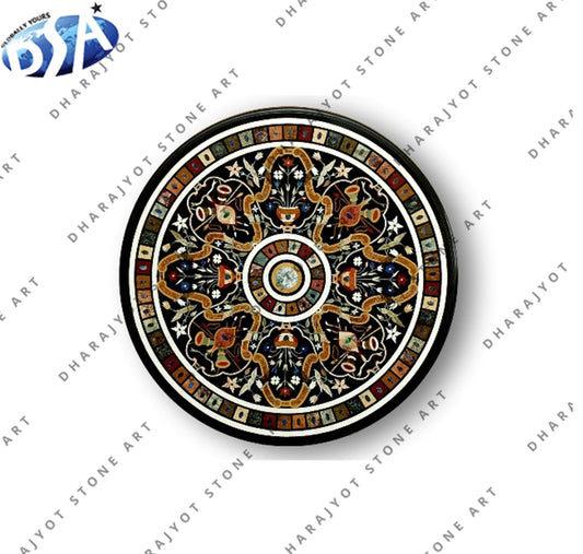 Round Marble Dining Table Top
