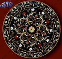 Marble Inlay Dining Table Top