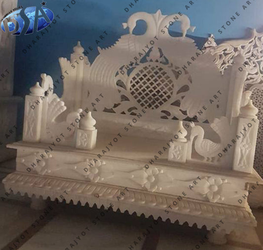 White Antique Design Simple Marble Temple