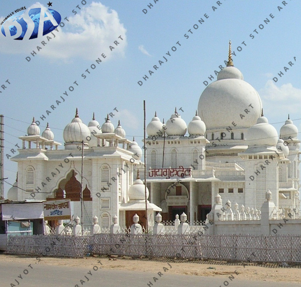 Beautiful Quality Original Handmade White Marble Temple