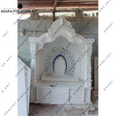 Home Traditional Handcarved Marble Puja Mandir