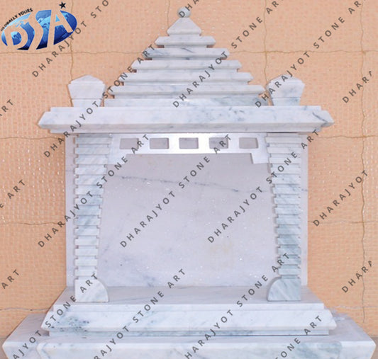 Home Decor White Marble Temple