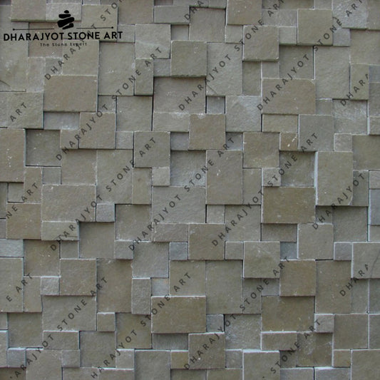 Calcutta White Gold Up And Down Mosaic