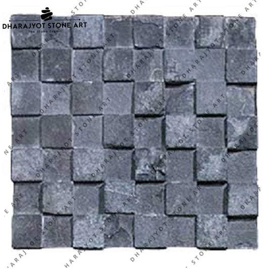 Black Limestone Stone Up And Down Mosaic