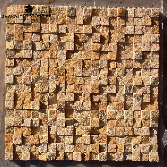 Natural Sandstone Up And Down Mosaic