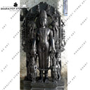 Hindu Black Marble Vishnu Statue