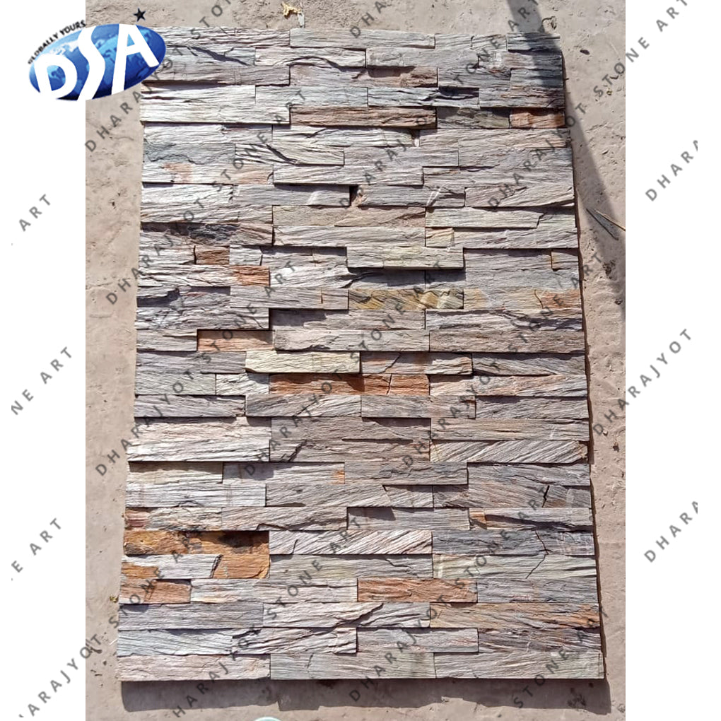 Cafe Rustic Natural Stone Wall Cladding – Dharajyot Stone Art