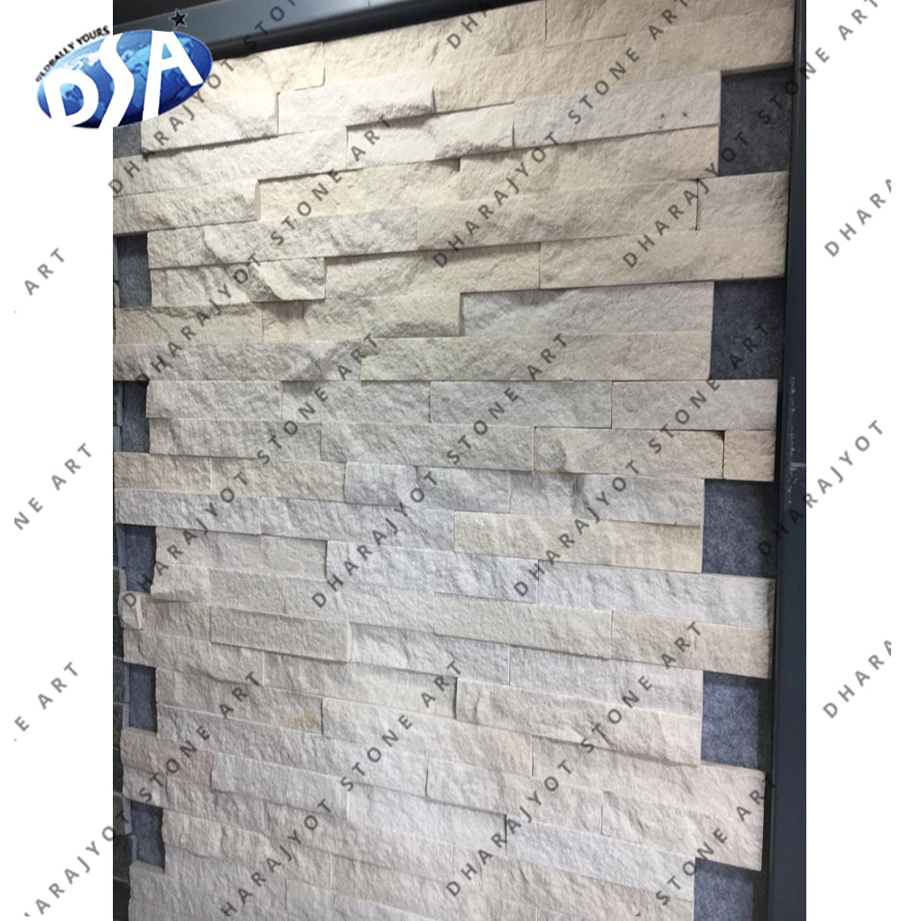 Yellow Cladding Design Yellow Sandstone Wall Cladding – Dharajyot Stone Art