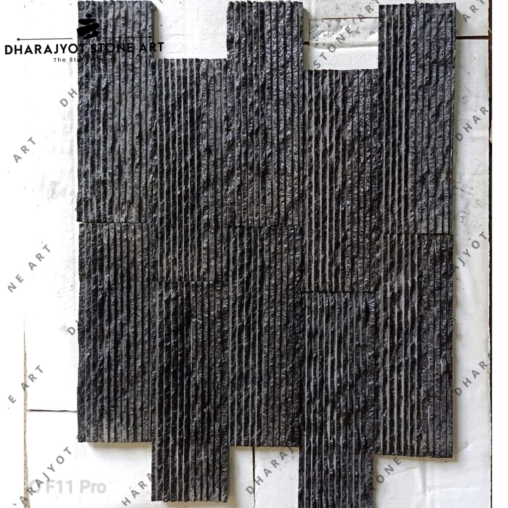 SAMPLE – Exterior Stacked Stone Split Face Tile – Limestone – By My Decorative Stone