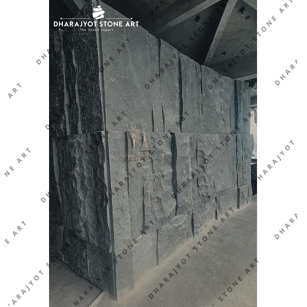 Luxury Natural Black Basalt Wall Cladding