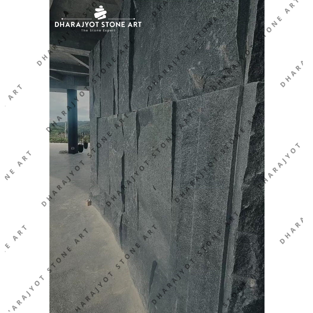 Luxury Natural Black Basalt Wall Cladding