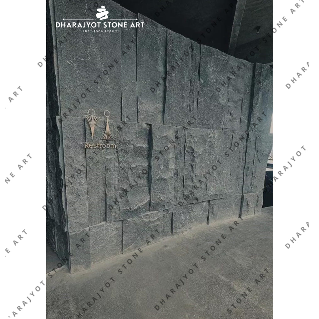 Luxury Natural Black Basalt Wall Cladding