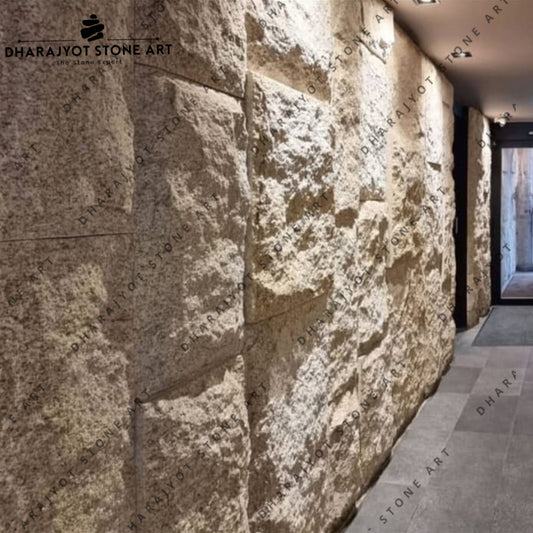 Natural Rough Granite Wall Cladding for Interior & Exterior Walls