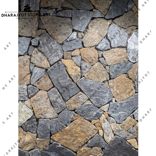 Handcrafted Multi Color Natural Stone Wall Cladding