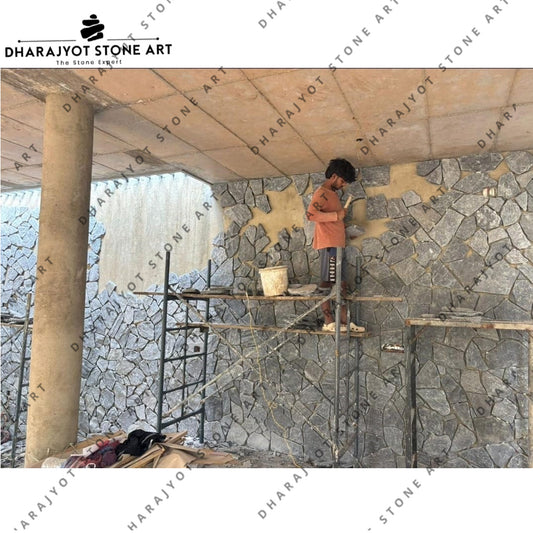 Rustic Handcrafted Finish Natural Stone Wall Cladding