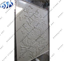 Custom Design Polished White Beige Marble Wall Hanging