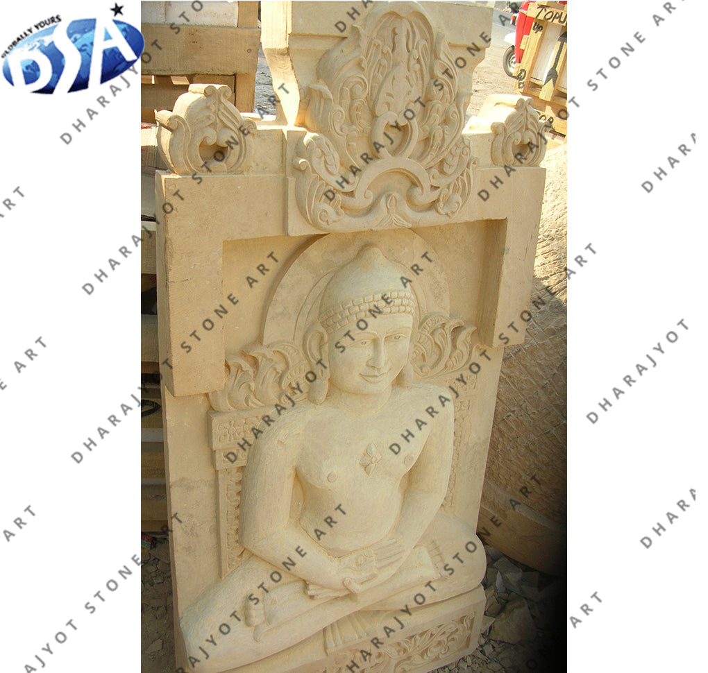 Hand Carved Decorative Buddha Statue Wall Hanging