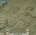Custom Hand Carved Natural Stone Marble Sculpture Wall Hanging