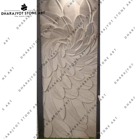 Home Decor Marble Stone Carving Wall Mural
