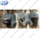 Royal Elephant Head Carving Black Stone Wall Hanging