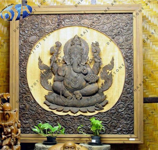 Home Decor Ganesha Divine 3D Wall Hanging