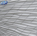 Elegant 3D Wave Texture Decorative Interior Living Room Wall Panel