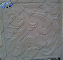 Natural White Marble Flower Carved Stone Wall Panel