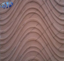 Living Room Hand-Carved Wave Design Stone Wall Panel