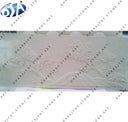 White Natural Stone Elegant Floral Carved Wall Panel