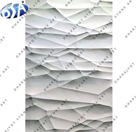 Modern Textured Decorative Geometric 3D Stone Wall Panel